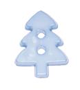 Botón infantil a modo de árbol de navidad en azul oscuro 17 mm 0,67 inch